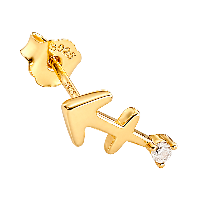Pendiente Mini Zodiaco Oro