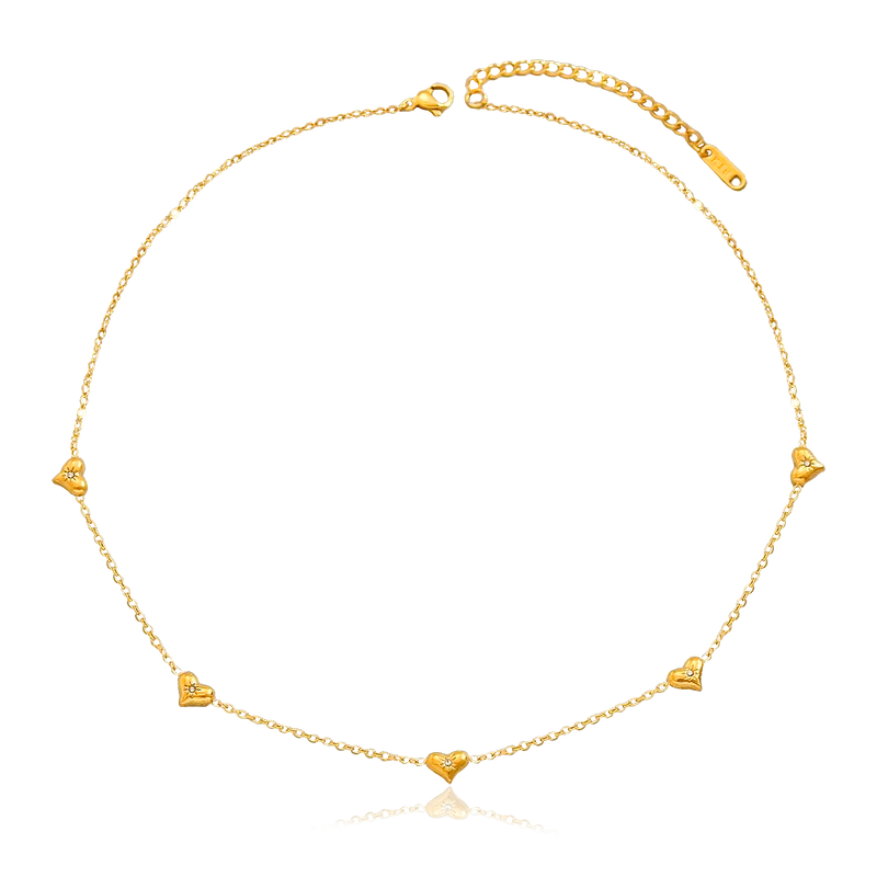 Choker Shiny Love Oro