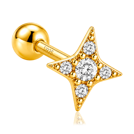Orecchino Shiny Star Oro