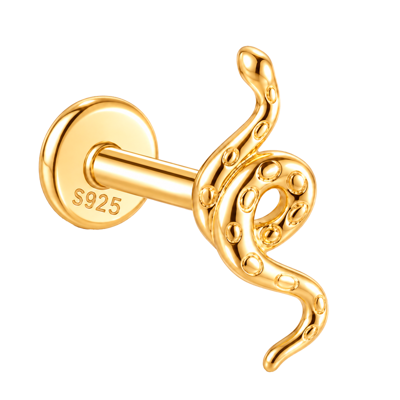 Orecchino Squalo Martello Oro