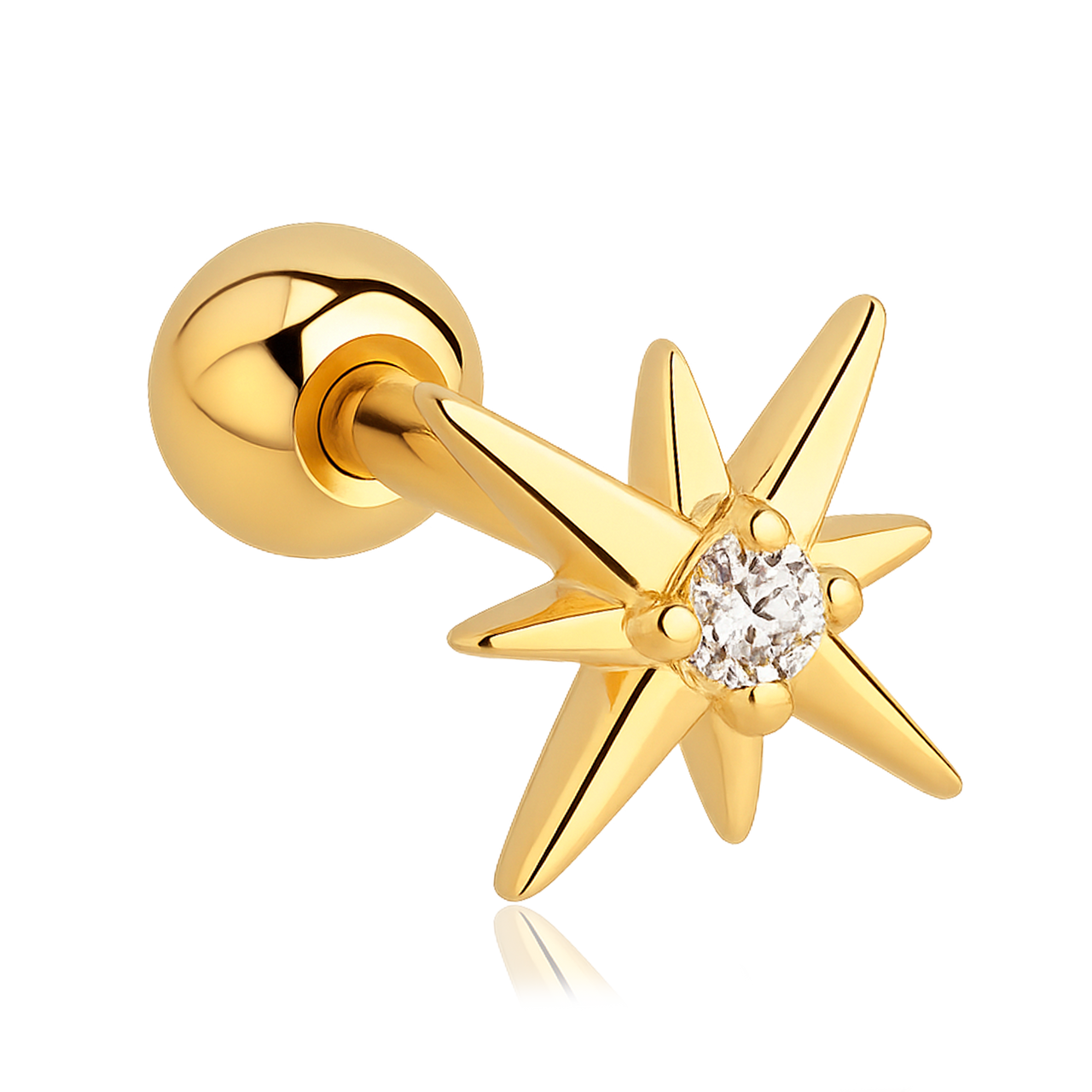 Pendiente Mini Stella Oro