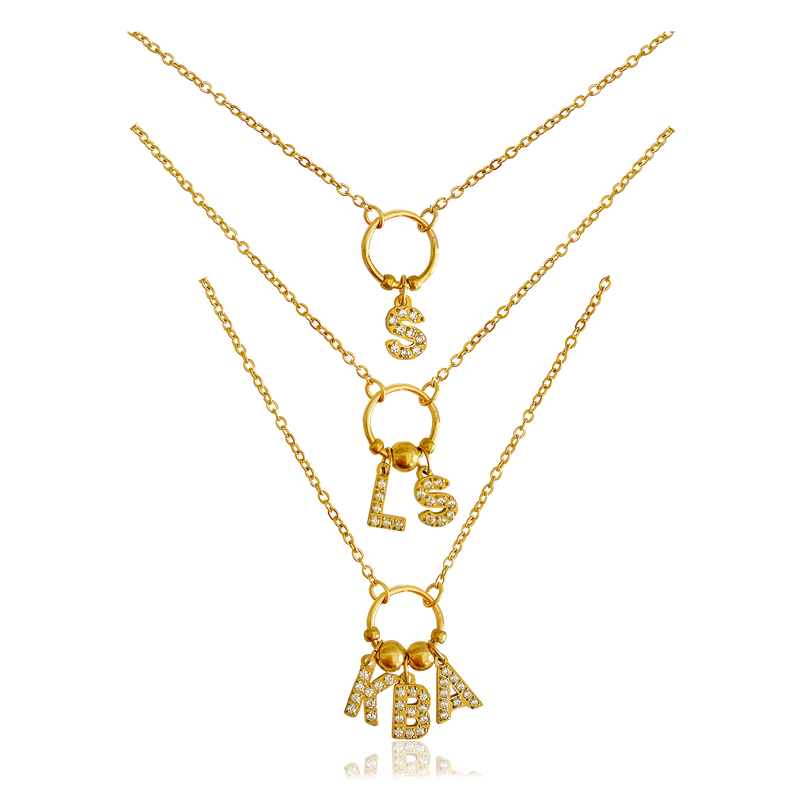 Collar Círculo Personalizado Oro
