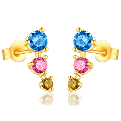 Pendientes Prisma Oro