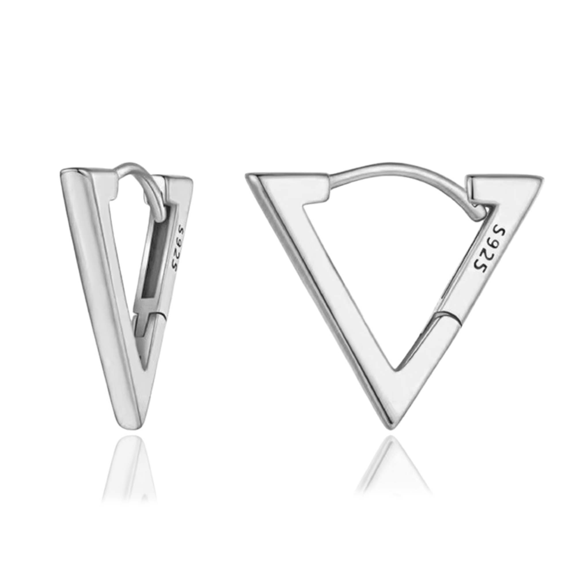 Aros Triángulo Plata