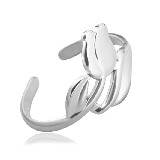 Anillo Tulipán Plata