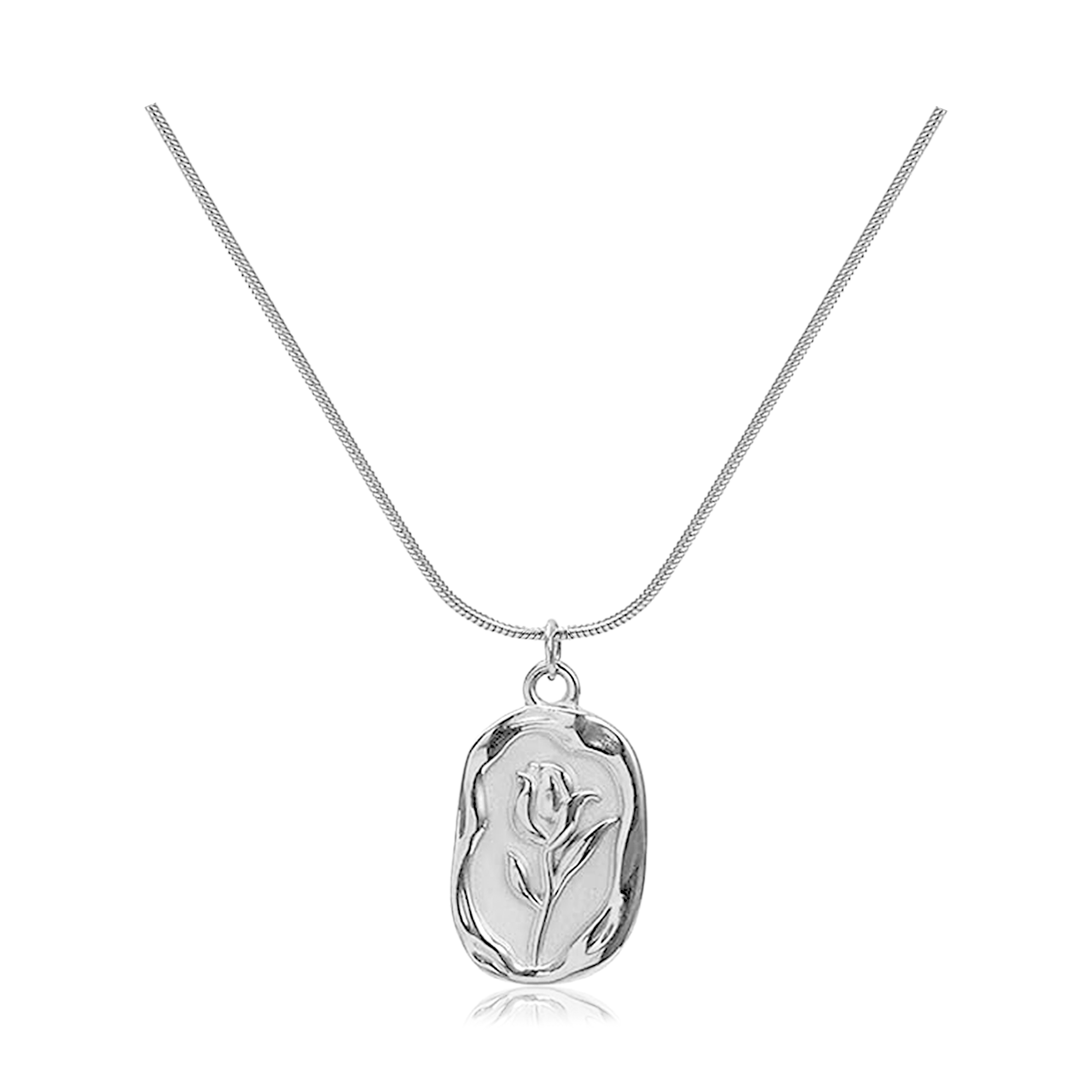 Collar Tulipán Plata