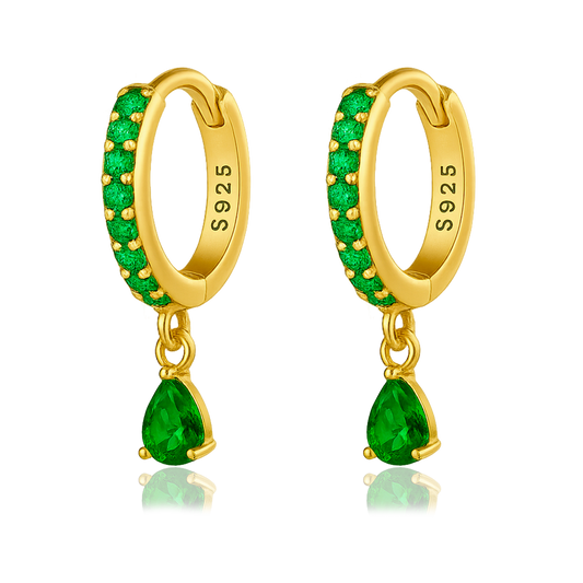 Aros Ayla Verde Oro