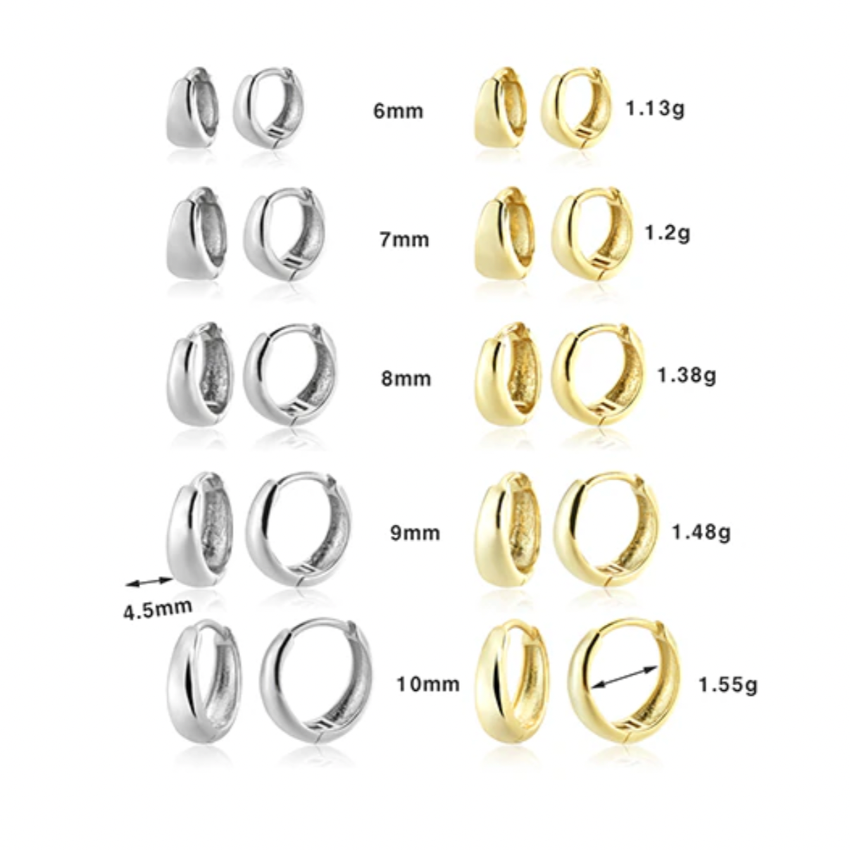 Aros Sahara Plata