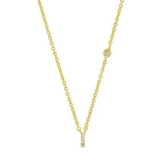 Collar Shiny Inicial Oro