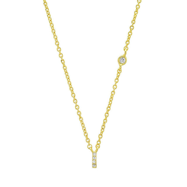 Collar Shiny Inicial Oro