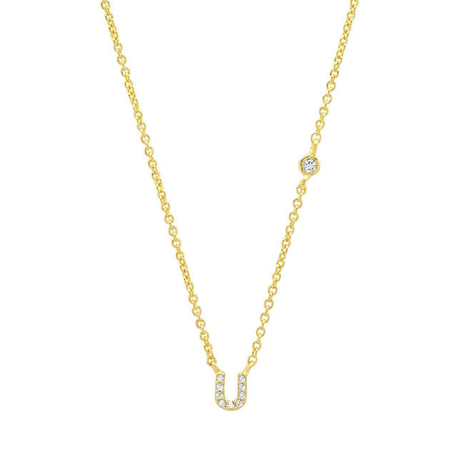 Collar Shiny Inicial Oro