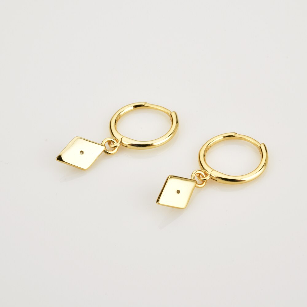Aros Shiny Rombo Oro