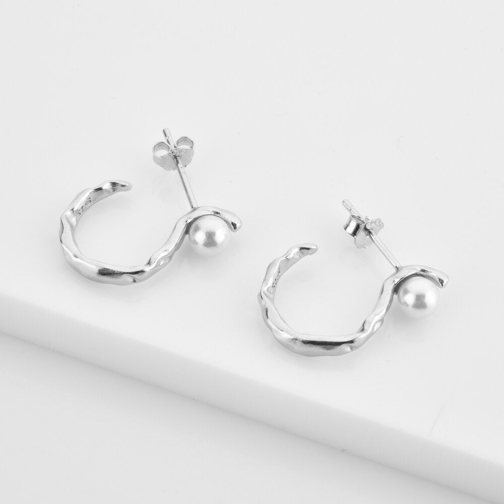 Pendientes Brielle Plata