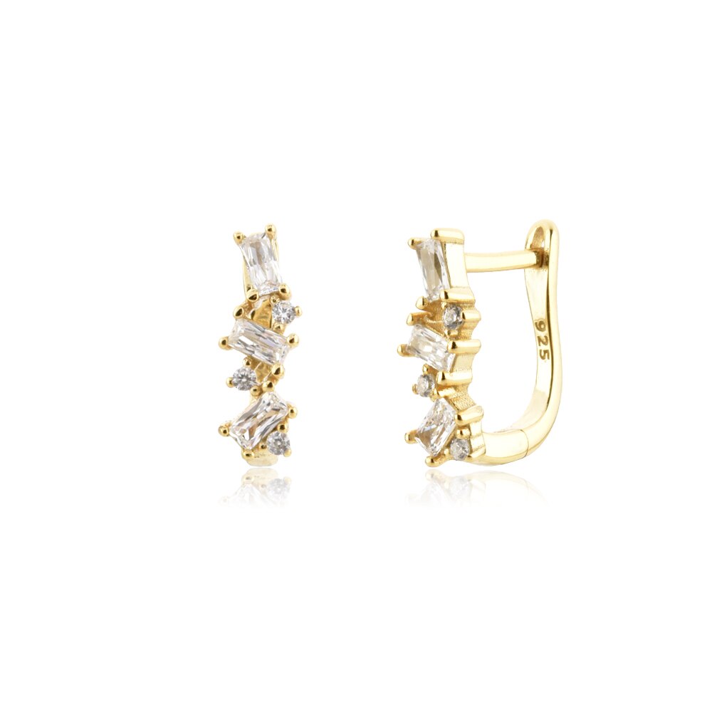 Aros Hanwi Blanco Oro