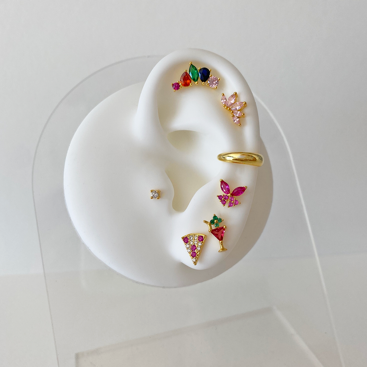 Pendiente Brillo Oro