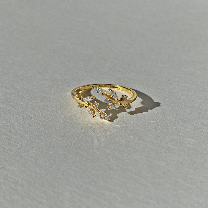 Anillo Leaves Oro