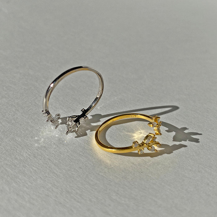 Anillo Leaves Oro