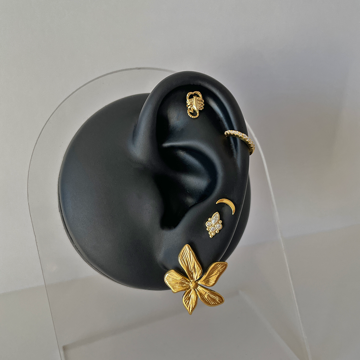 Pendientes Blume Oro