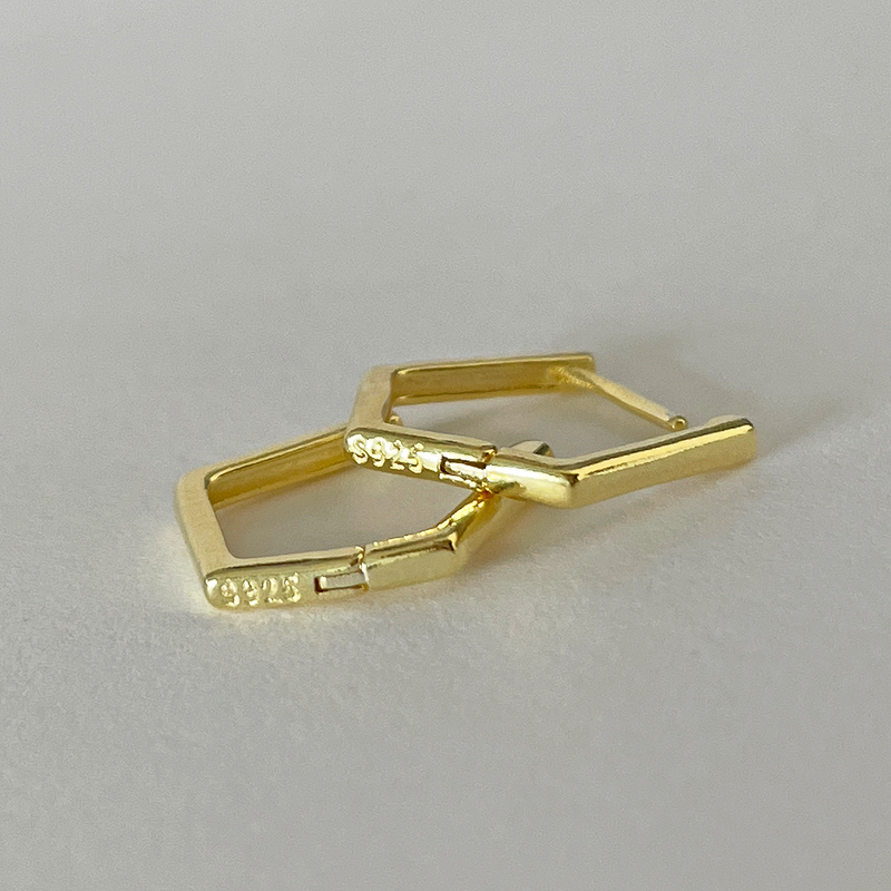 Aros Pentágono Oro