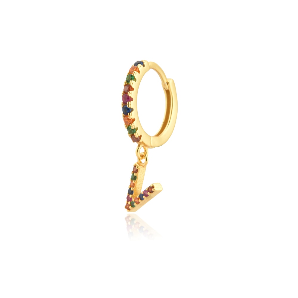 Aro Colorful Inicial Oro - Unidad