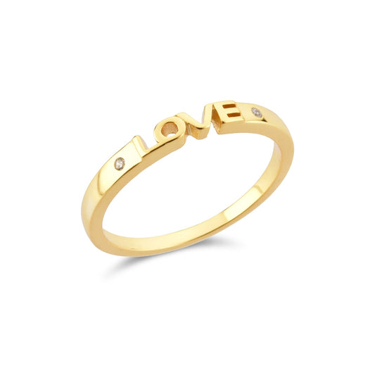 Anillo Love Oro