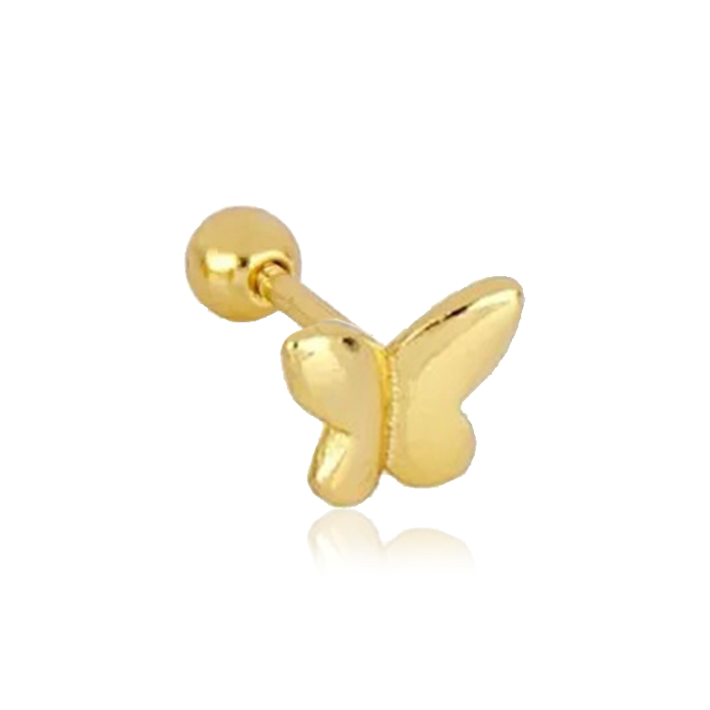 Pendiente Mini Mariposa Oro