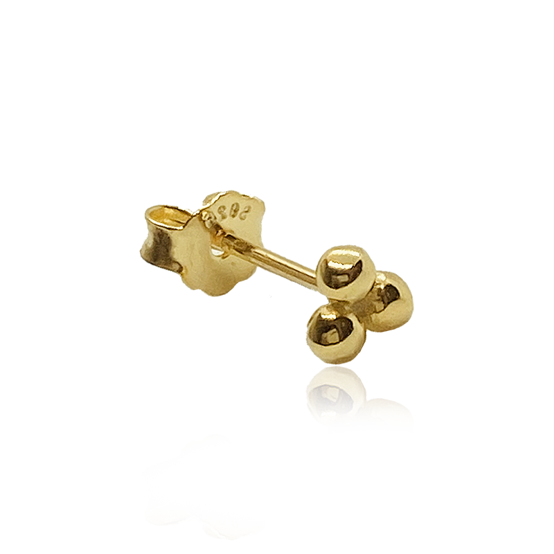Pendiente Mini Bolitas Oro