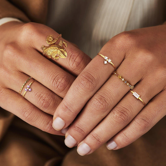 Anillo Phoebe White