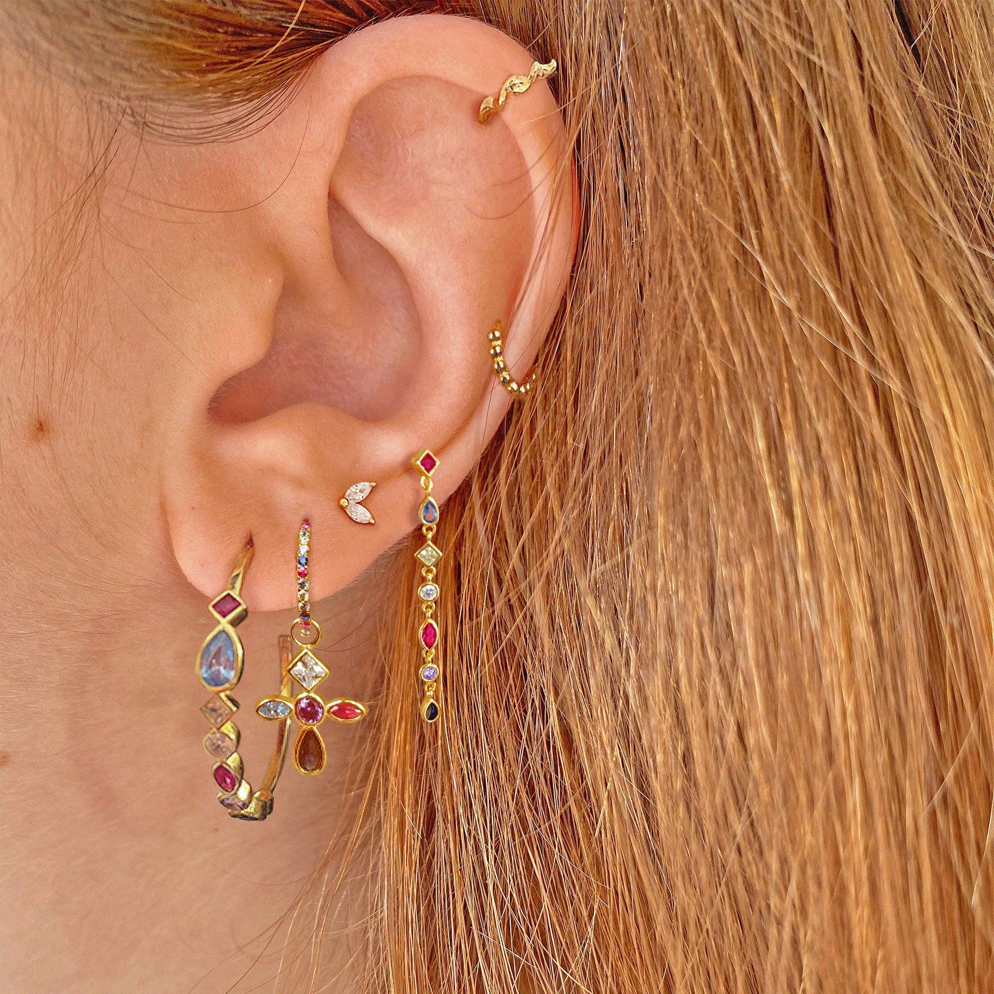Pendientes Long Briseida Oro