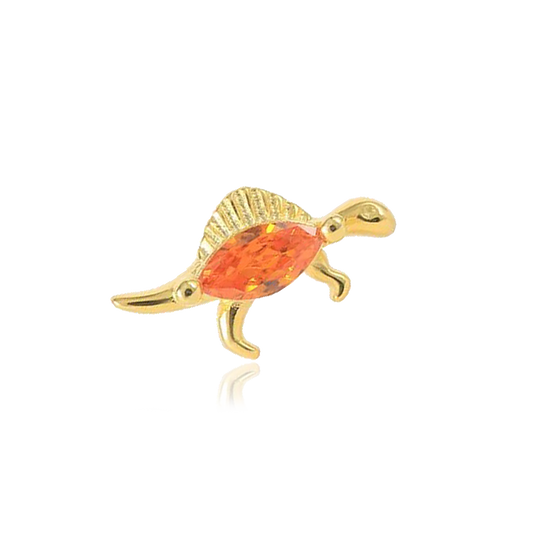 Pendiente Orange Dino