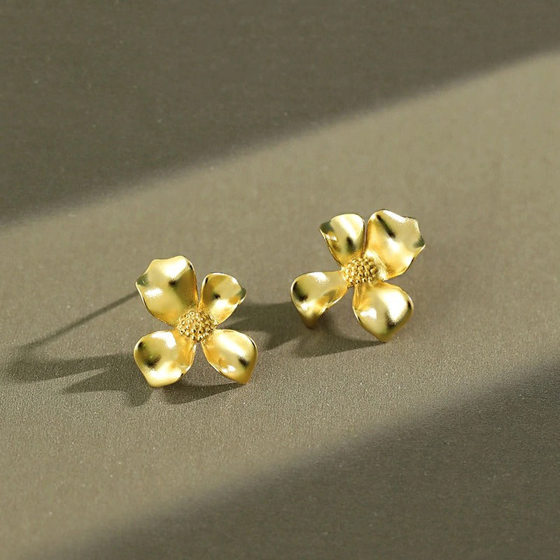 Pendientes Fleur Oro