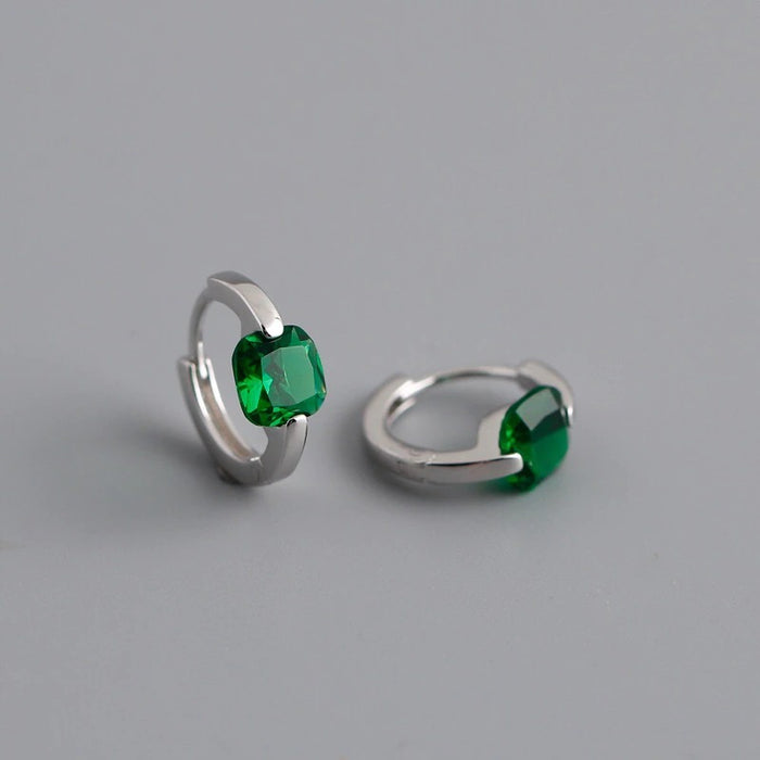 Orecchini Meg Green Argento