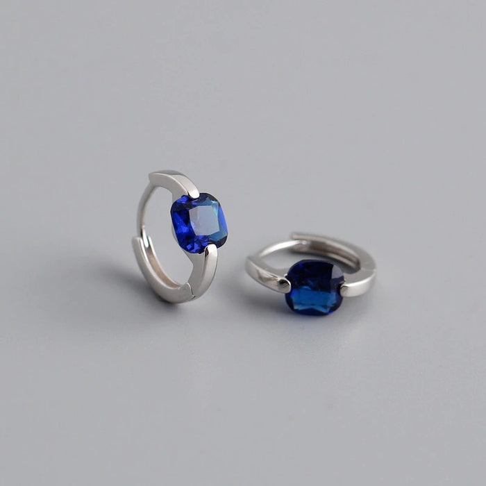 Orecchini Meg Blue Argento