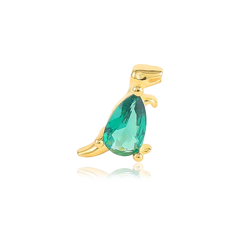 Pendiente Green Dino