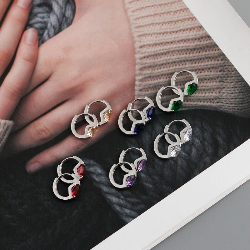 Aros Meg Red Plata