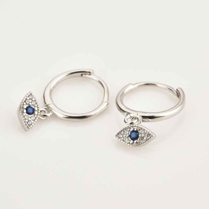 Orecchini Blue Eyesclum Argento
