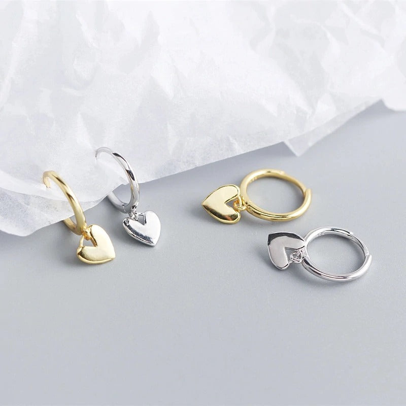 Aros Heart Plata