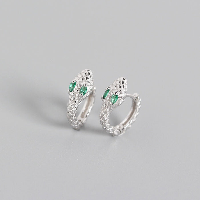Aros Cobra Green Plata