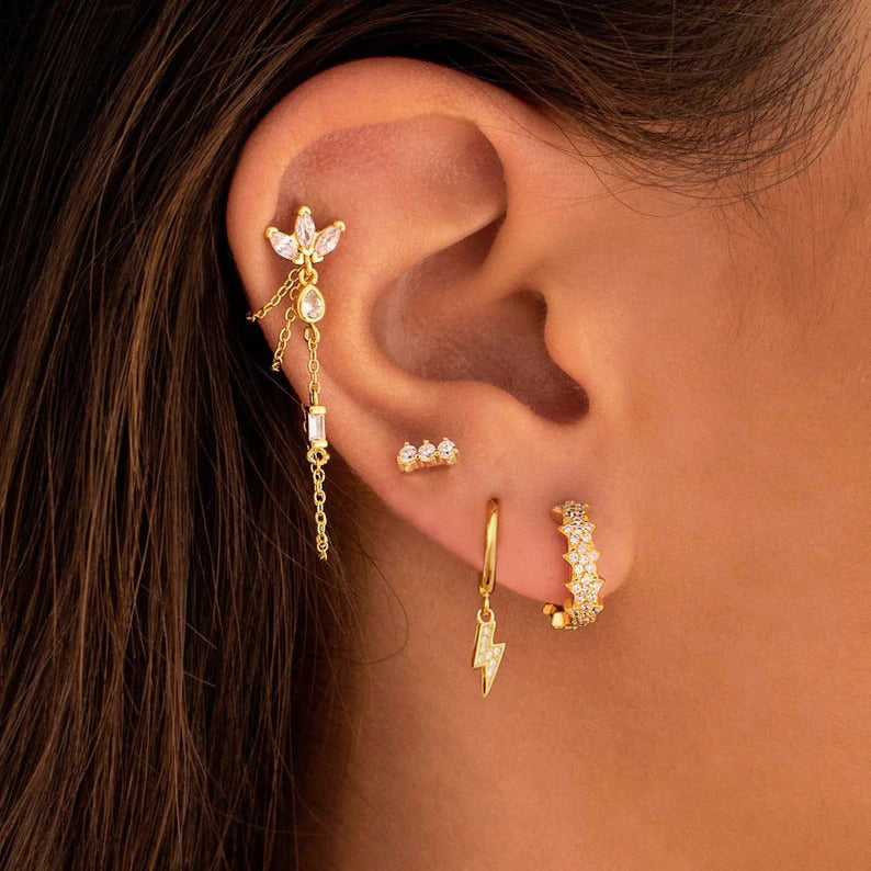 Jasmine Silver Earrings 