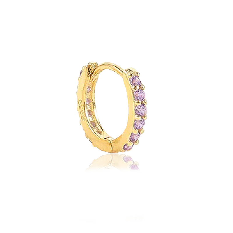 Aro Mini Lila Oro - 7mm