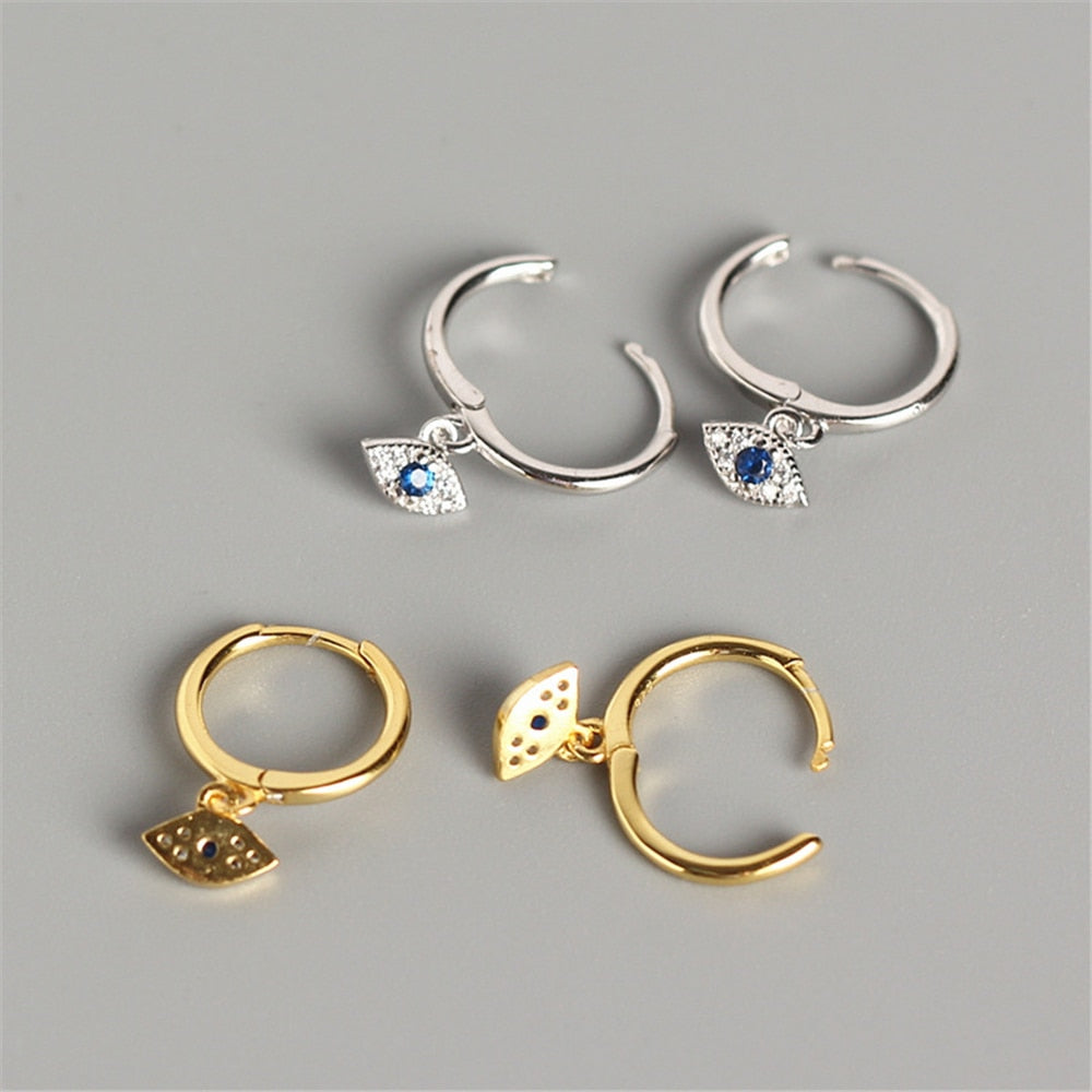 Aros Blue Eyesclum Oro