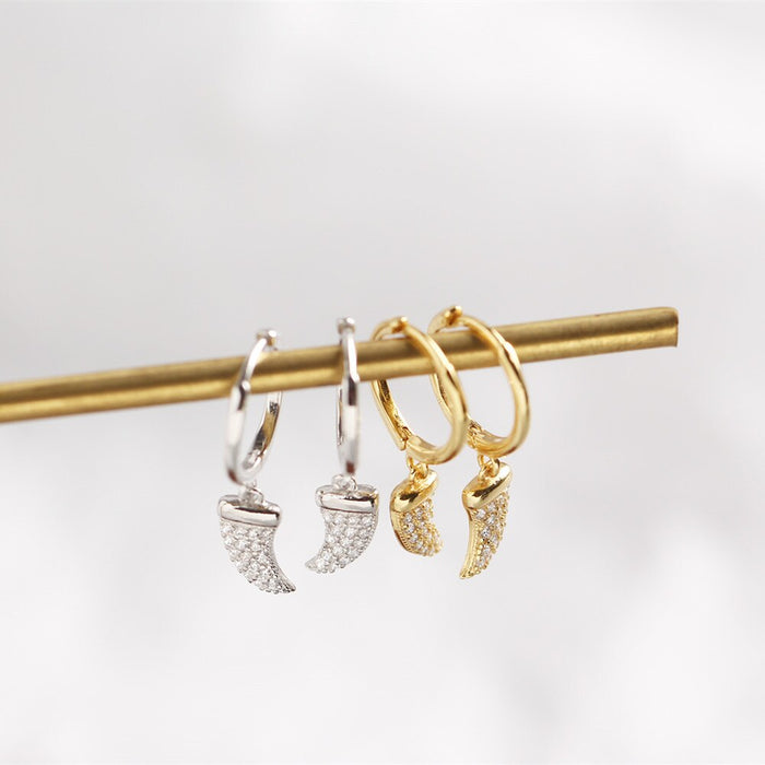 Aros Cuerno Oro