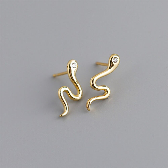 Pendientes Snaky Oro