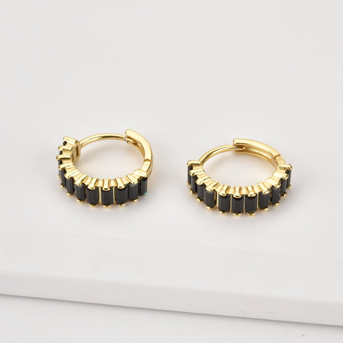 Asti Black Hoops 