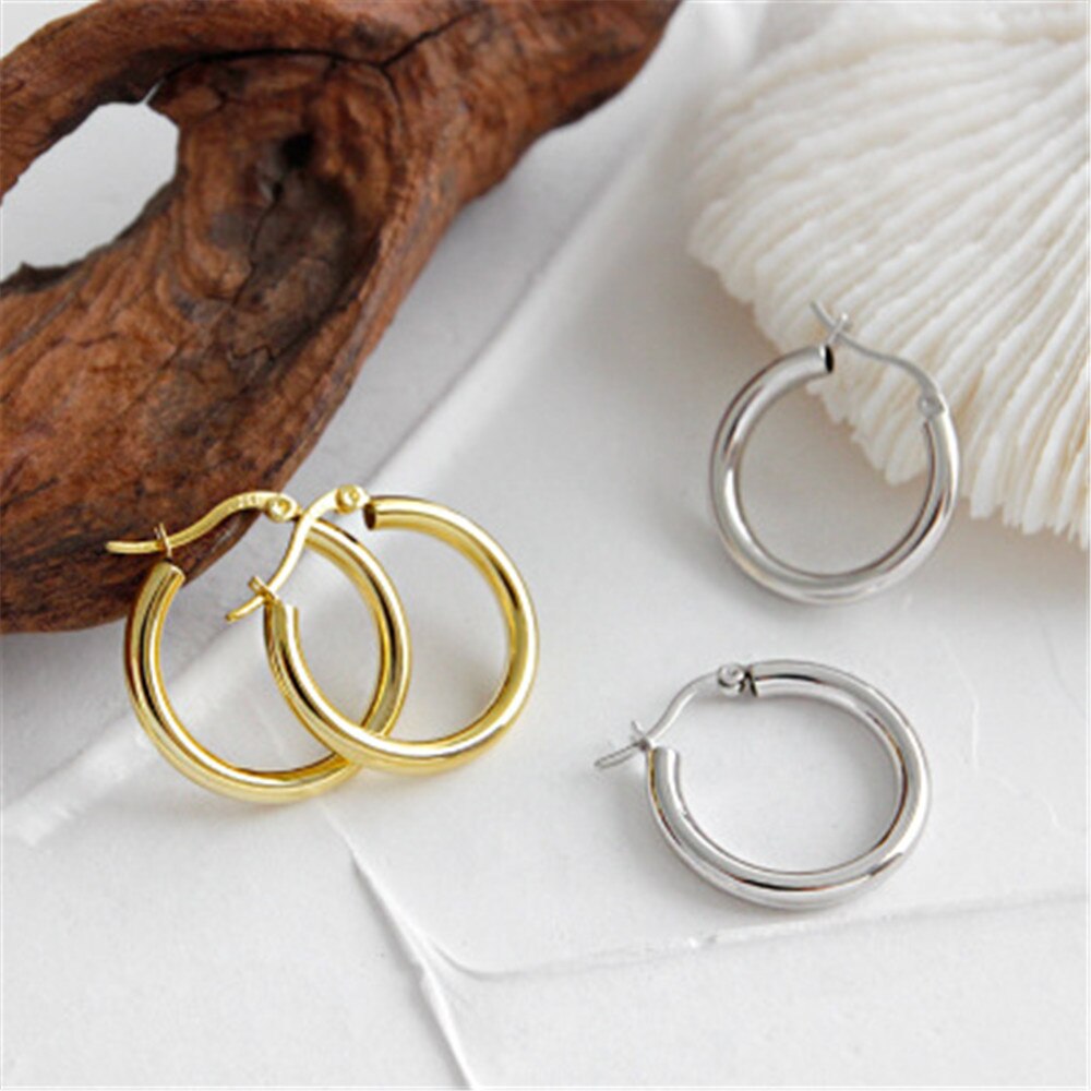 Aros Lua Plata 22mm