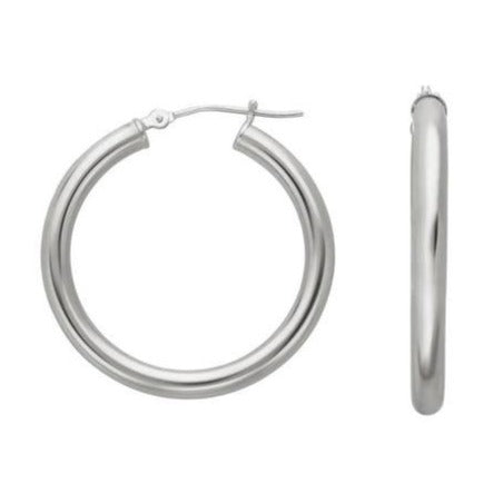 Aros Lua Plata 22mm