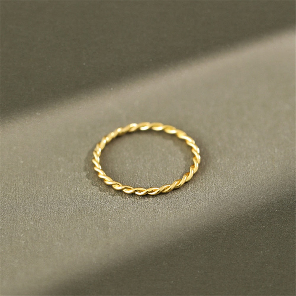 Anillo Curly Oro