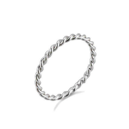 Anillo Curly Plata