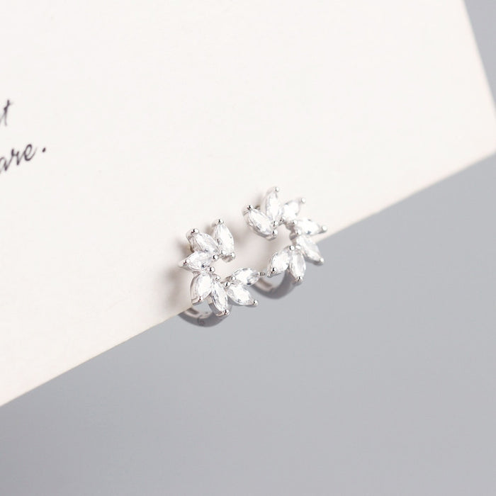 Aros Camelia Plata