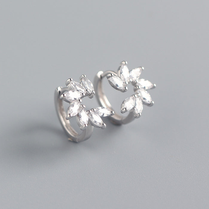 Aros Camelia Plata